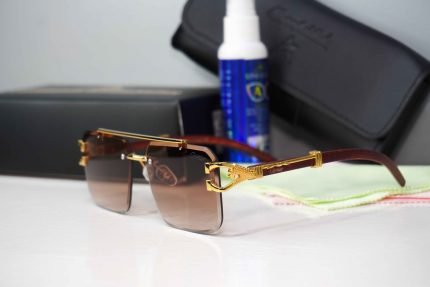 Rimless glasses